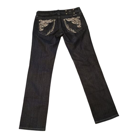 Miss Me JE5637P Capri Jeans Size 28 X 29 When Cuffed 26.5" New No Tag Bling - Picture 2 of 13
